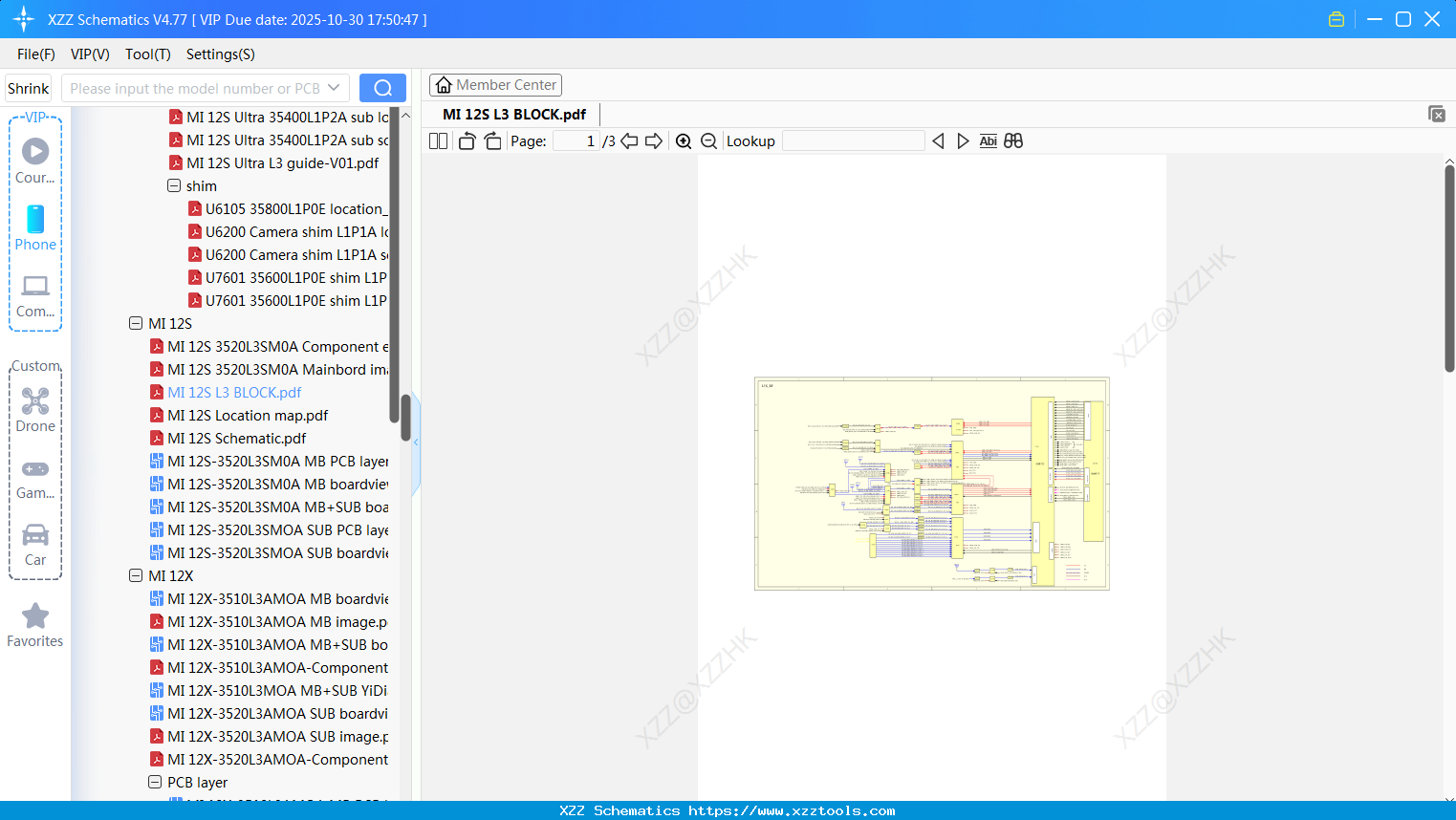 Xiaomi MI 12S L3 BLOCK